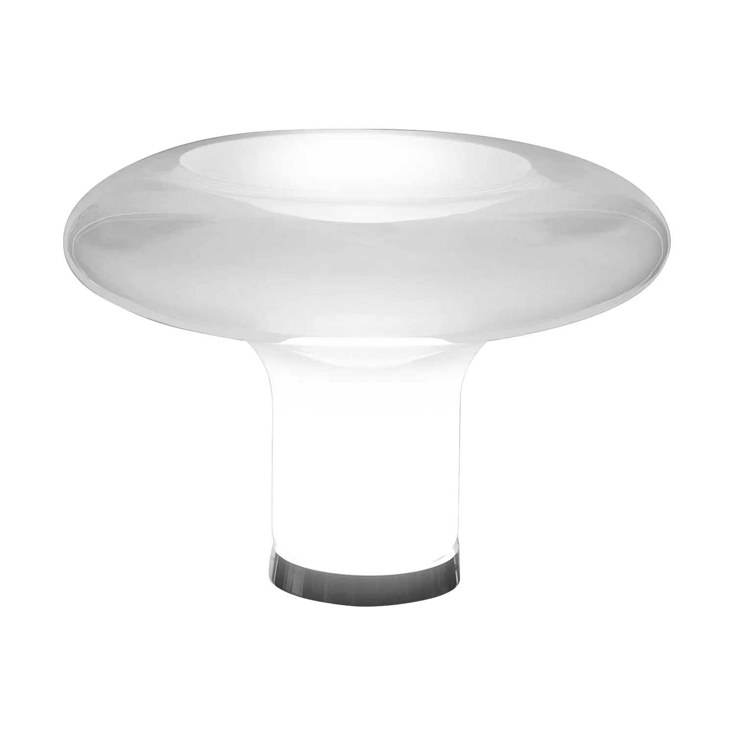 Lesbo bordslampa Ø52 cm, Opal vit Artemide