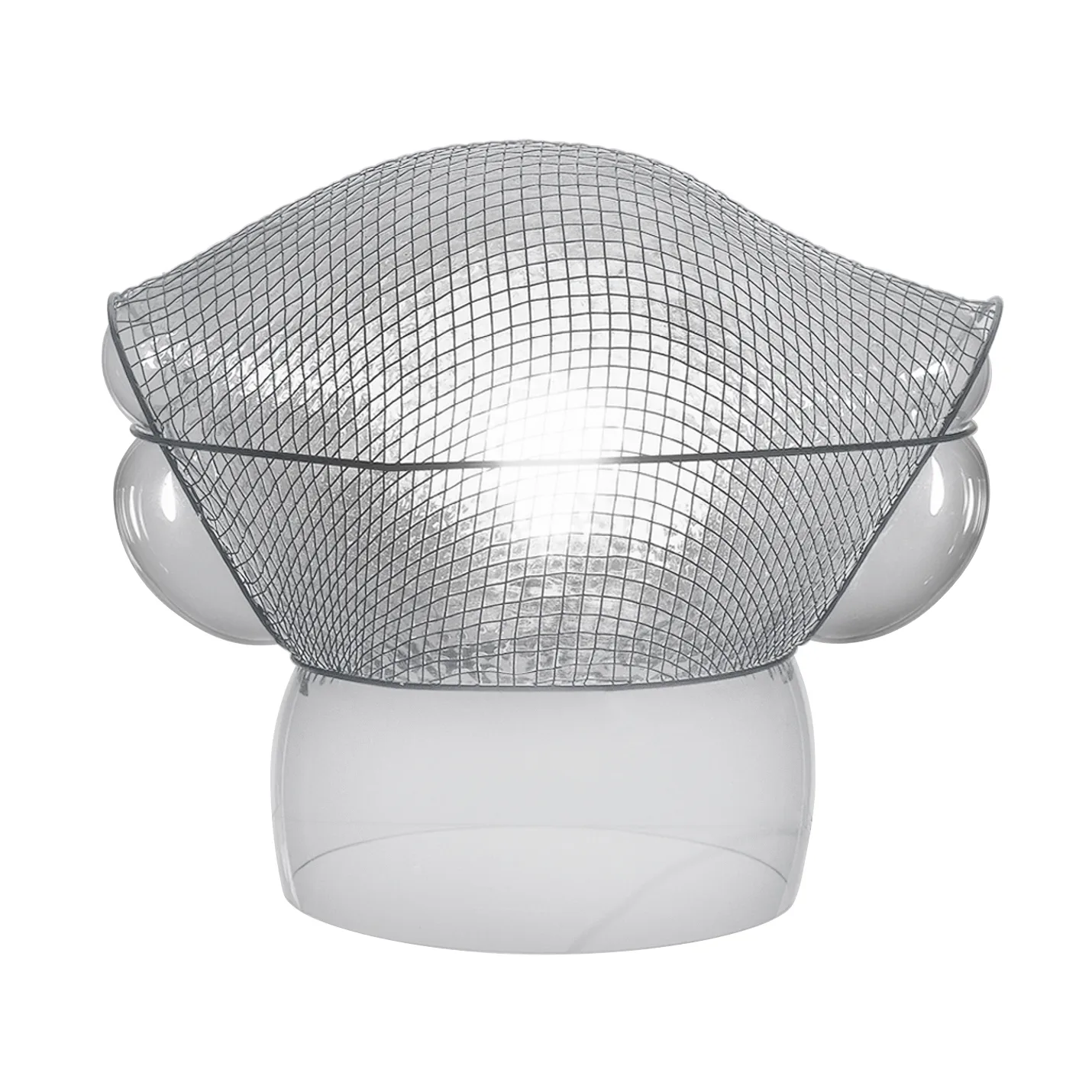 Patroclo bordslampa Ø50 cm, Smoked glass Artemide