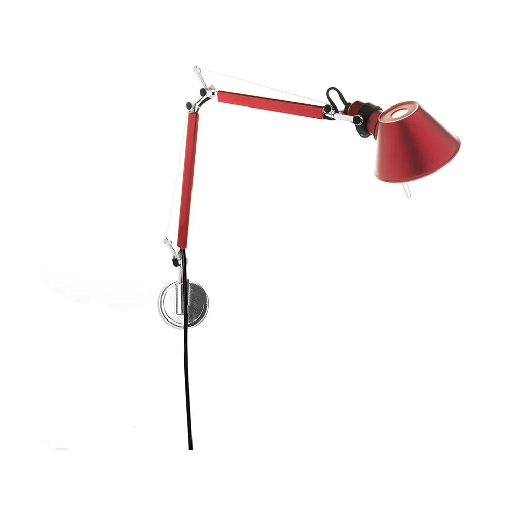 Tolomeo Micro vägglampa - Anodized red Artemide