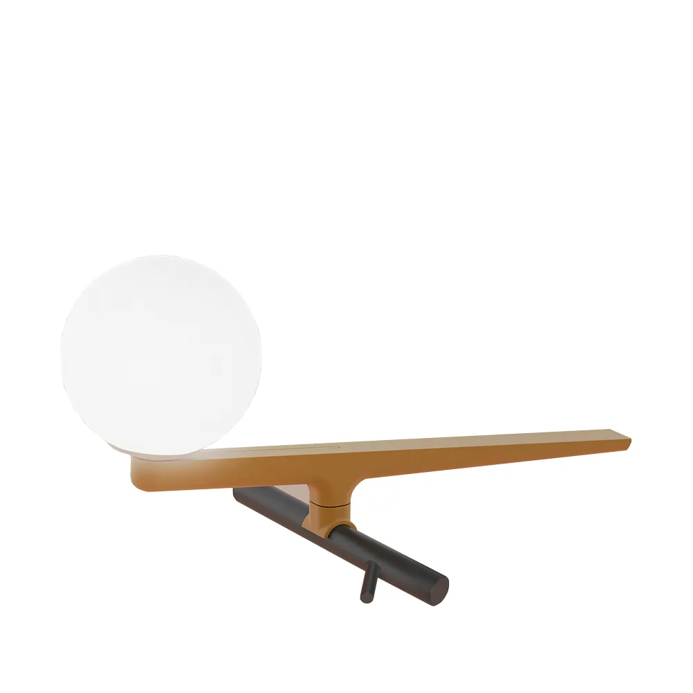Yanzi T bordslampa, Black-brass Artemide