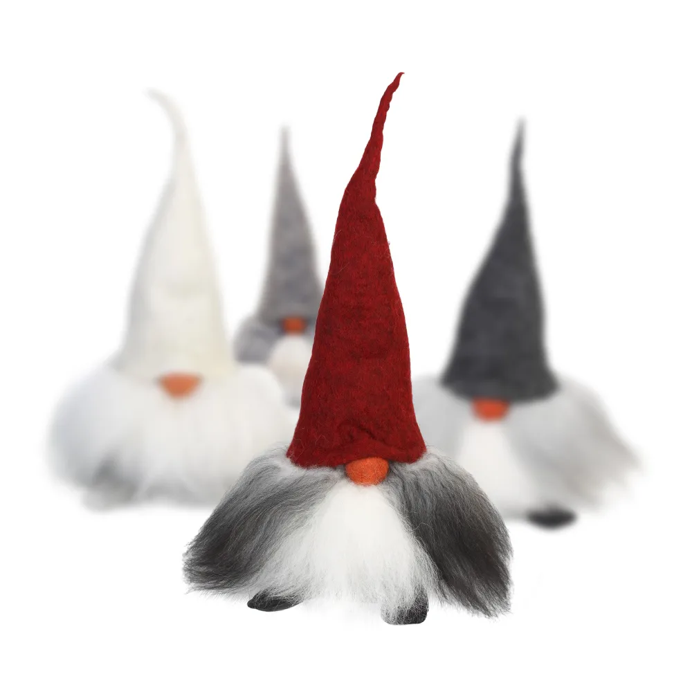 Verner tomte, grå/grå Åsas tomtebod