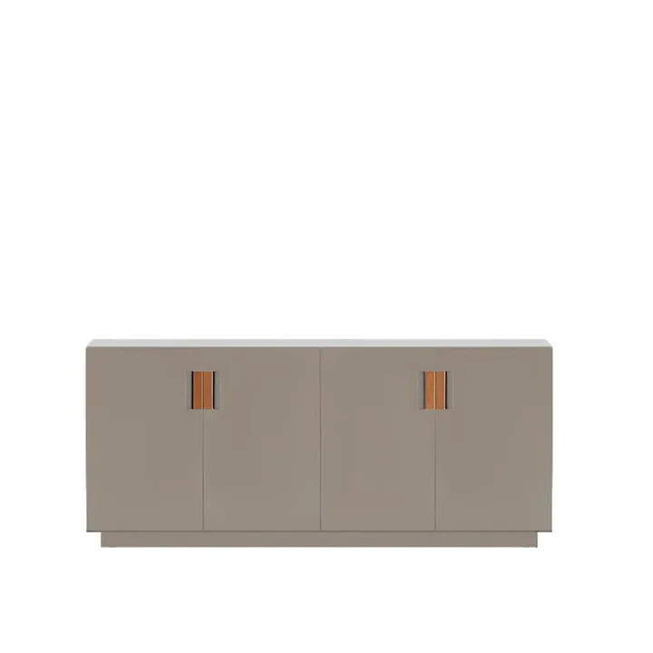 Frame 160 Low skåp - dark sand, vikdörrar, 42 cm, cognac - Asplund