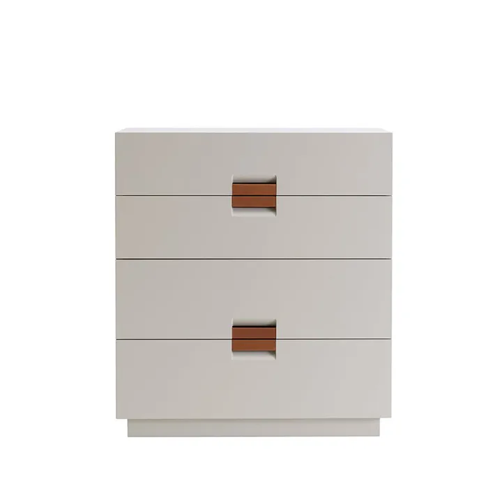 Frame medium byrå - dark sand, läder cognac - Asplund