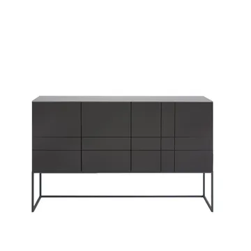 Kilt Light 137 sideboard - taupe, 3 dörrar - Asplund