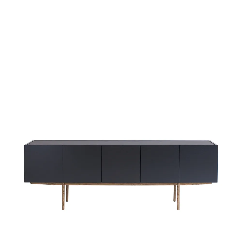 Luc Deluxe 200 sideboard, char grey, ben p4, limestone Asplund