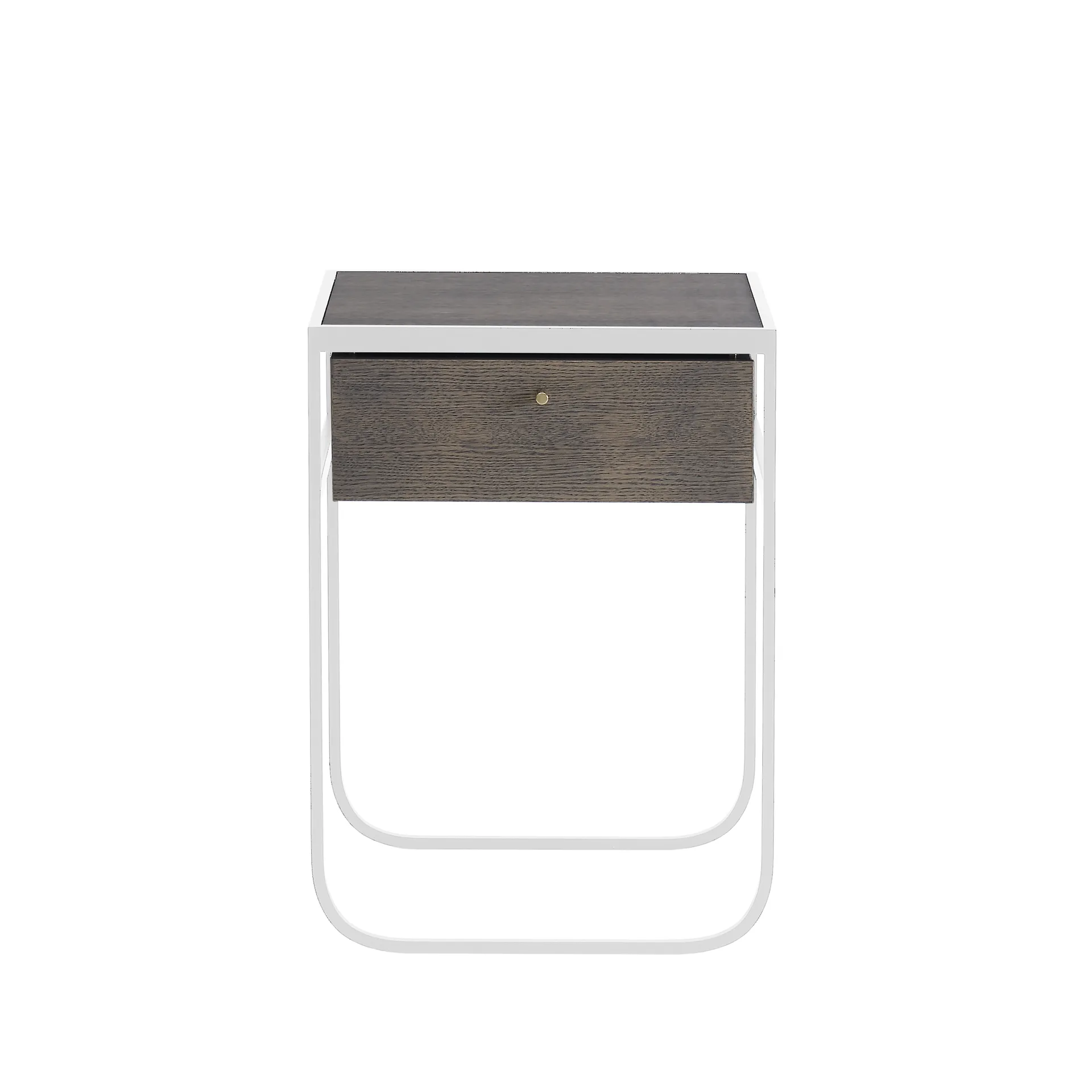 Nati Tati Drawer sängbord, white, rökt ek Asplund