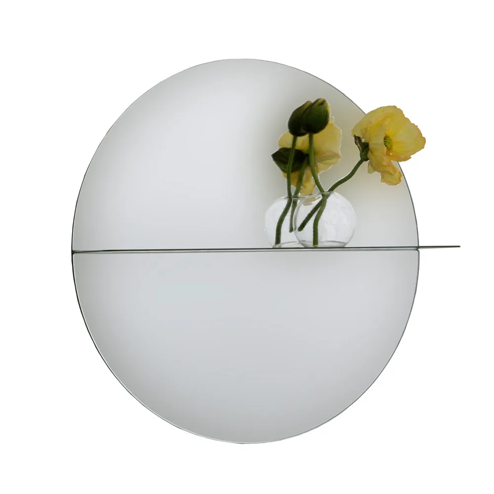 Otto spegel, green khaki, small, klart spegelglas Asplund