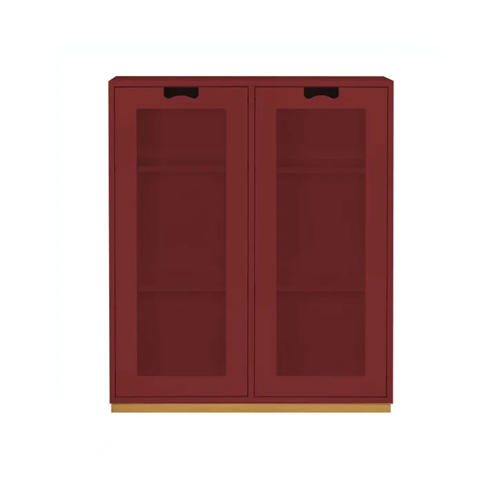 Snö E vitrinskåp - Brown red, dj. 42 cm - Asplund