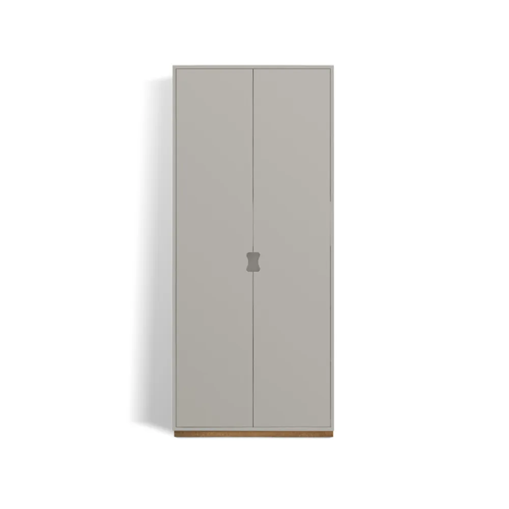 Snö F högskåp, light grey, eksockel, dj.42 cm Asplund