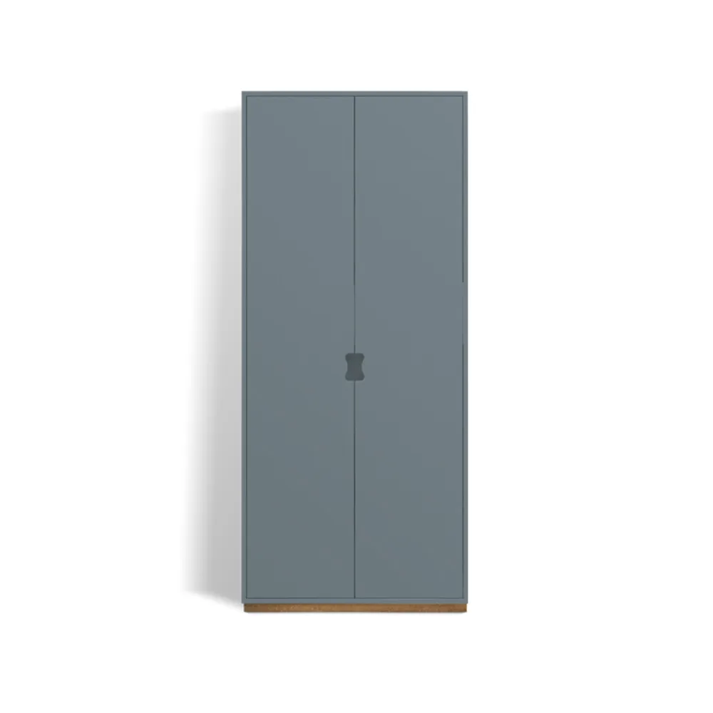 Snö F högskåp, nordic blue, eksockel, dj.30 cm Asplund