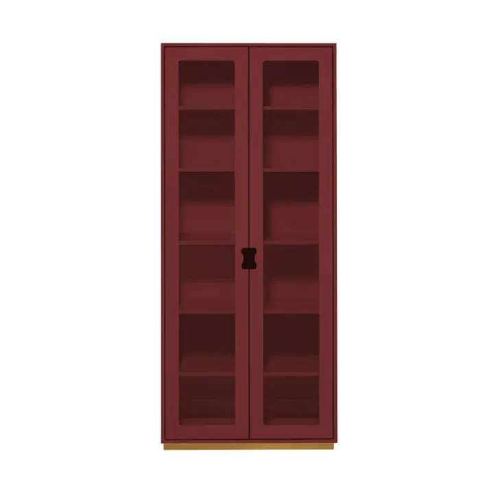 Snö F högskåp vitrin - Brown red, dj 42 cm - Asplund