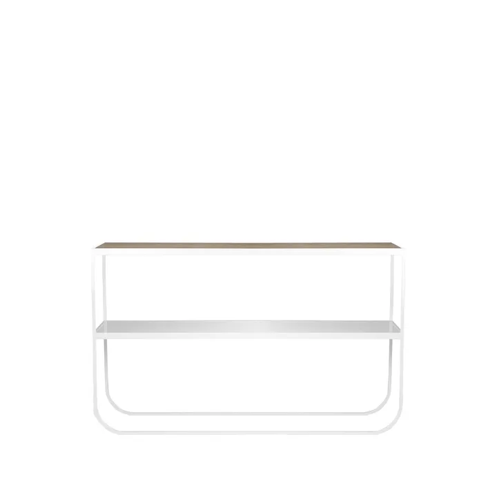 Tati console 120 konsolbord - ek vitpigment, vitt stativ, 120 - Asplund