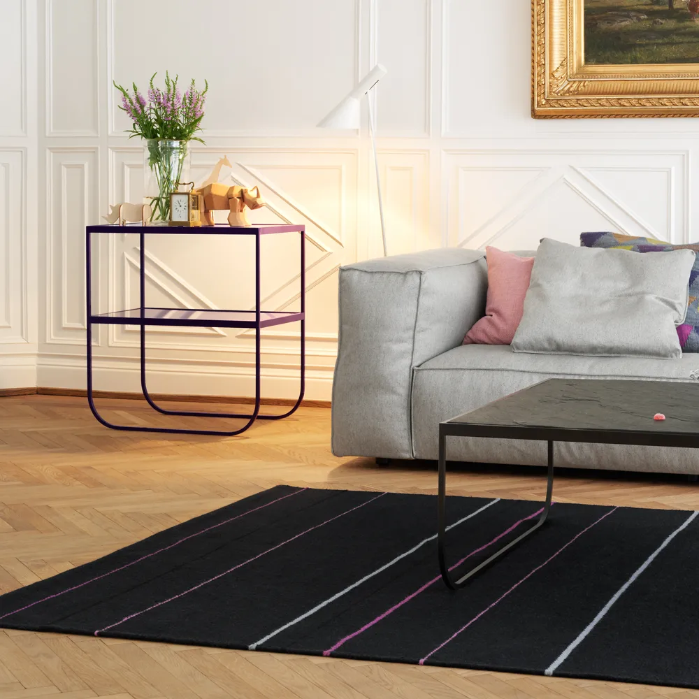 Tati console 65 sidobord, kalksten jura, nougat stativ, 65 Asplund