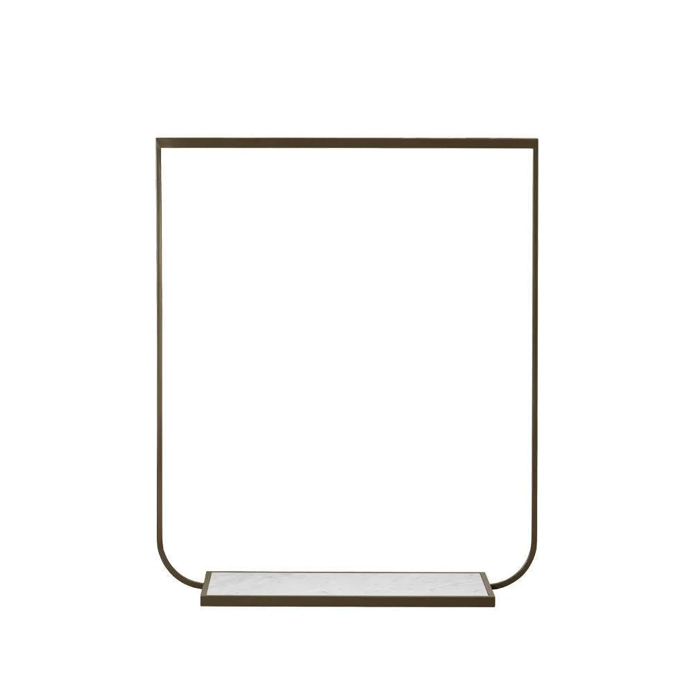 Tati klädhängare, bronze, large, carrara marmor Asplund