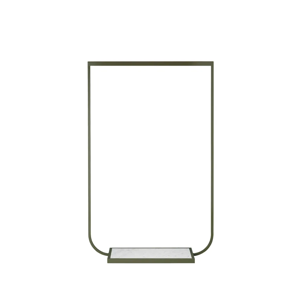 Tati klädhängare, green khaki, small, carrara marmor Asplund