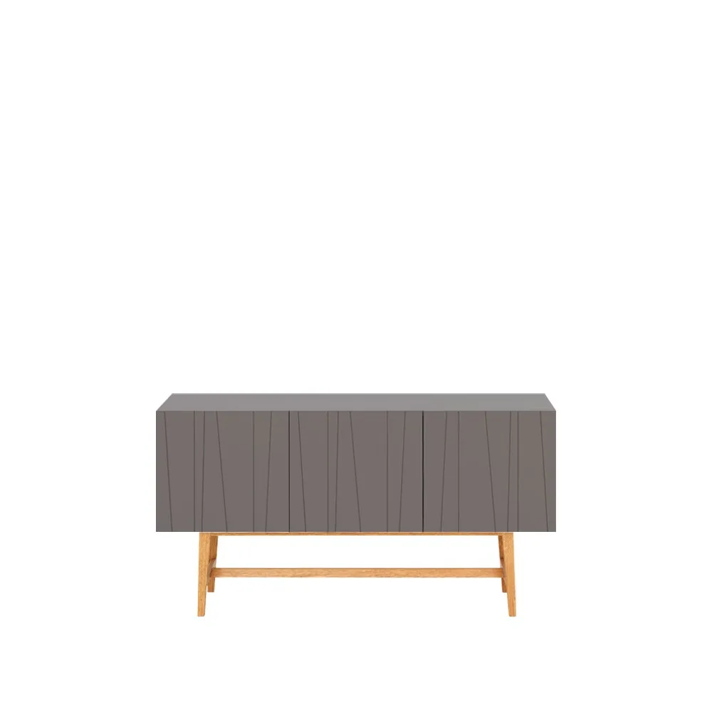Vass 40 135 sideboard, storm grey, vit ek p2 stativ Asplund