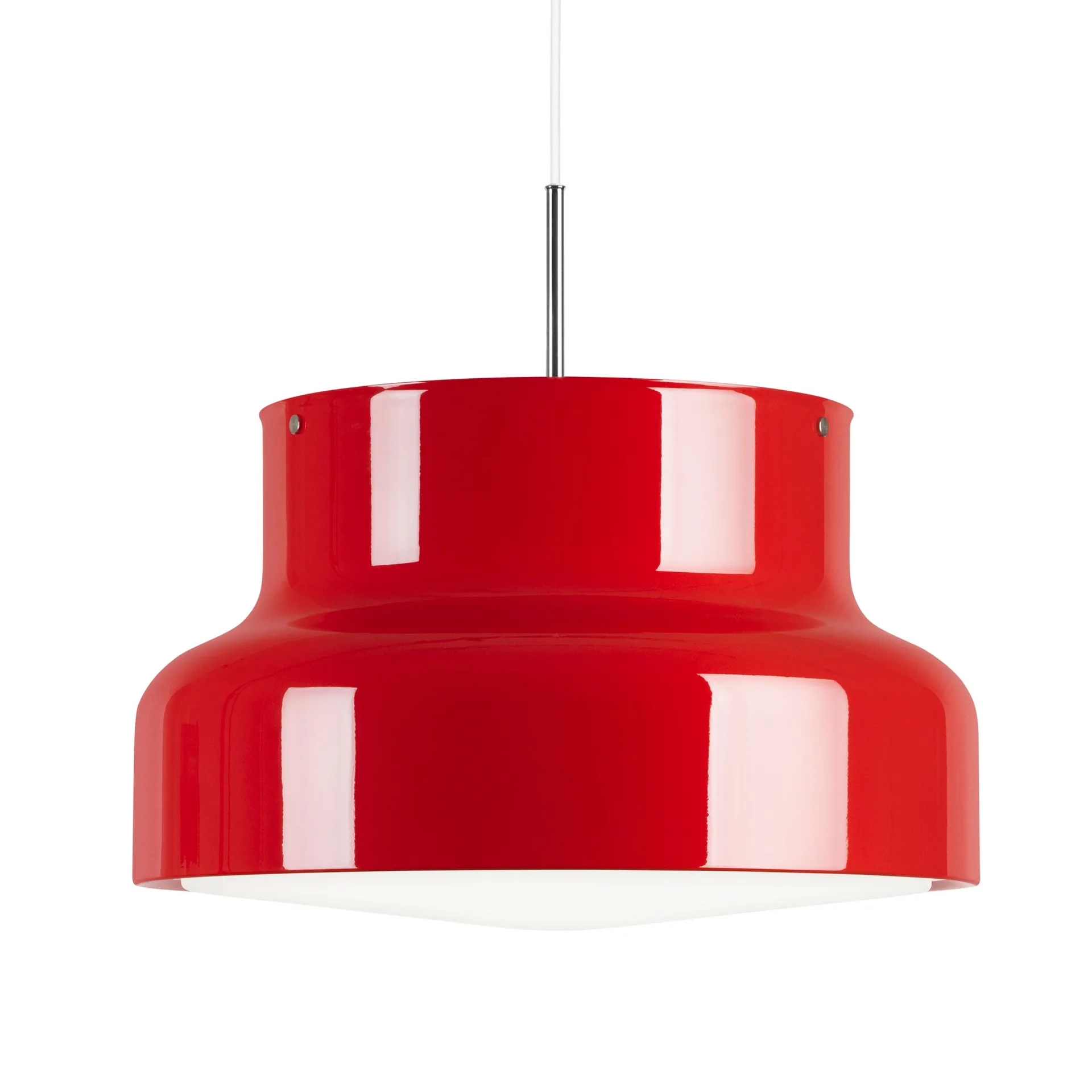 Bumling lampa stor 600 mm, Röd-ringraster Ateljé Lyktan