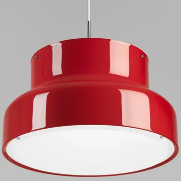 Bumling lampa stor 600 mm - Röd-ringraster - Ateljé Lyktan