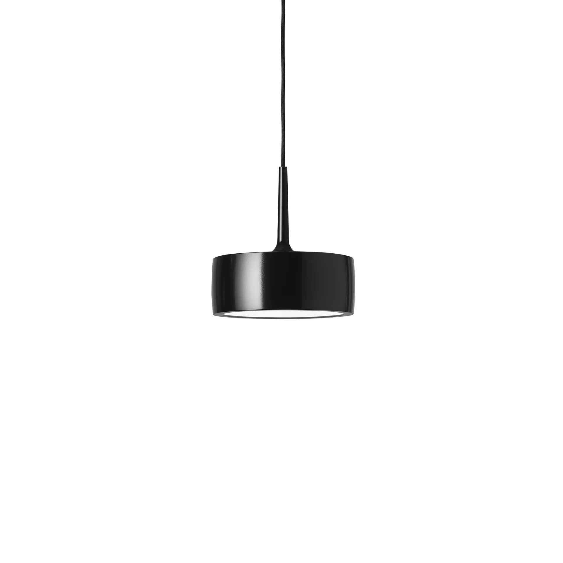 Riff Puck pendel, Svart, large, led Ateljé Lyktan