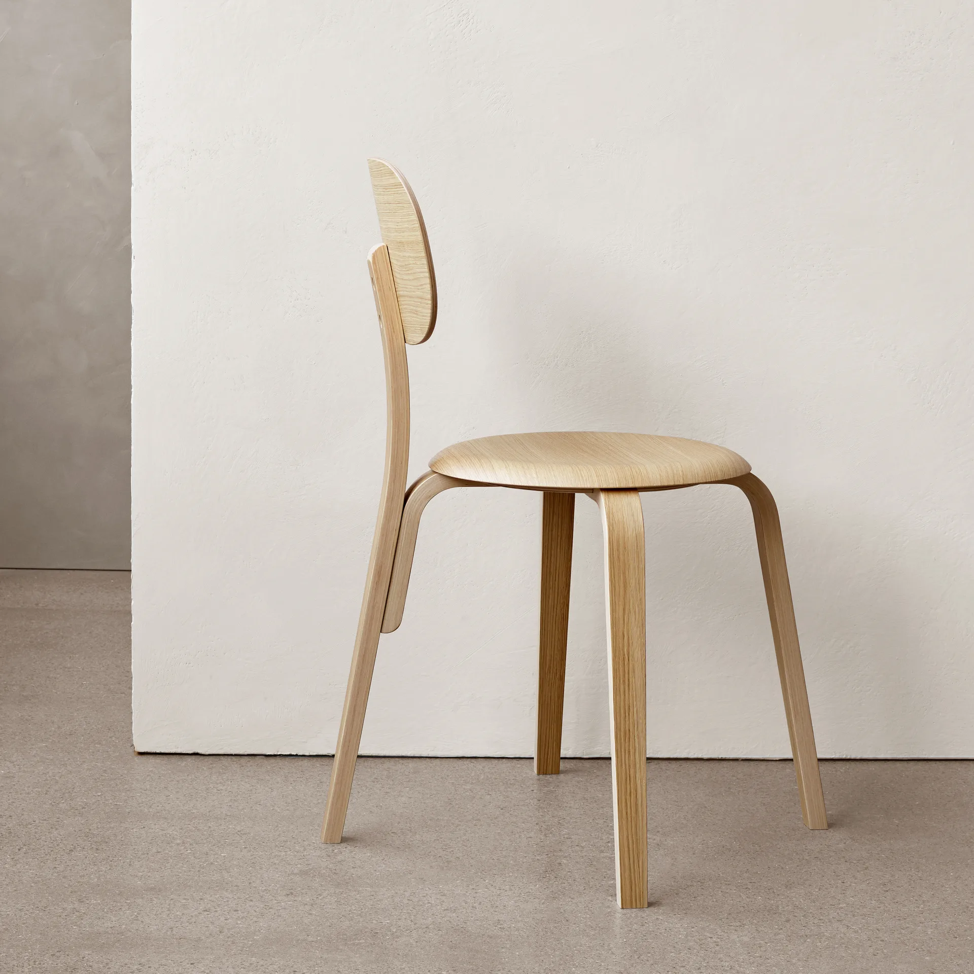 Afteroom Plywood stol, Ek Audo Copenhagen