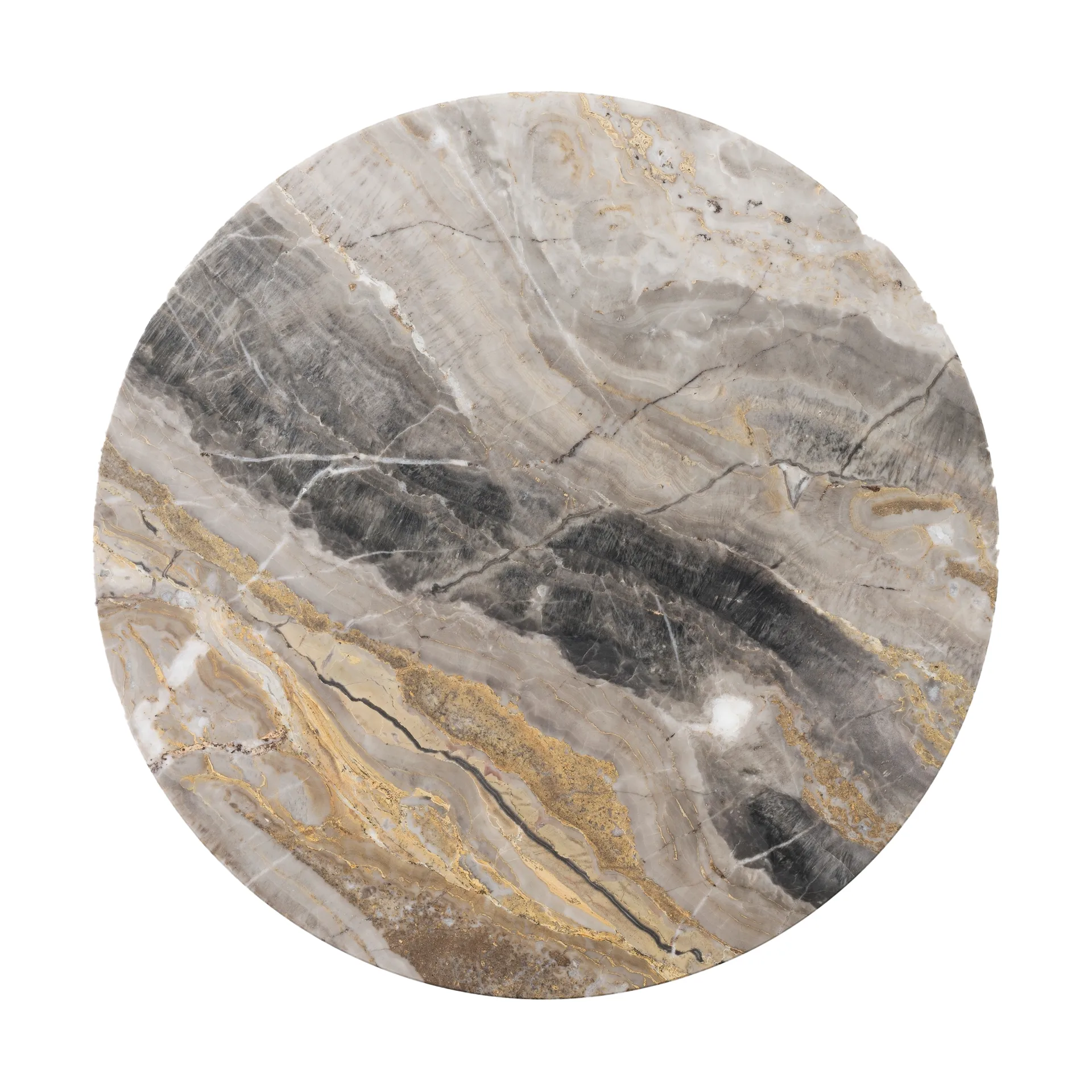 Androgyne bordsskiva till sidobord, Grey galaxy, Ø42 cm Audo Copenhagen