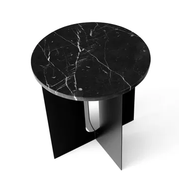 Androgyne bordsskiva till sidobord - Svart, Ø42 cm - Audo Copenhagen