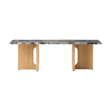 Androgyne loungebord 45x120 cm - Grey galaxy-obehandlad ek - Audo Copenhagen