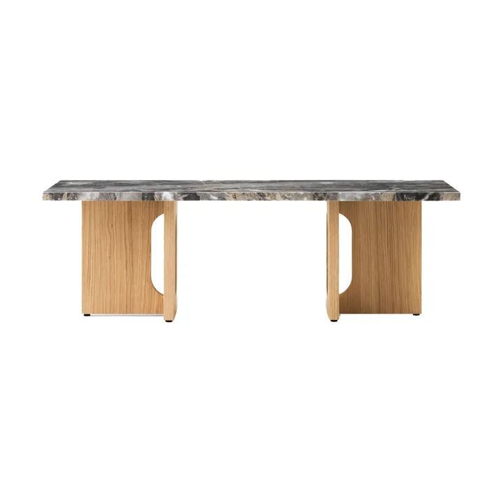 Androgyne loungebord 45x120 cm - Grey galaxy-obehandlad ek - Audo Copenhagen