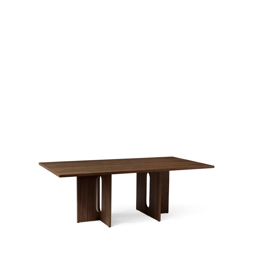 Androgyne Rectangular matbord, Oak dark stained, 210x109 cm Audo Copenhagen