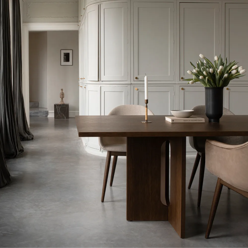 Androgyne Rectangular matbord, Oak dark stained, 210x109 cm Audo Copenhagen