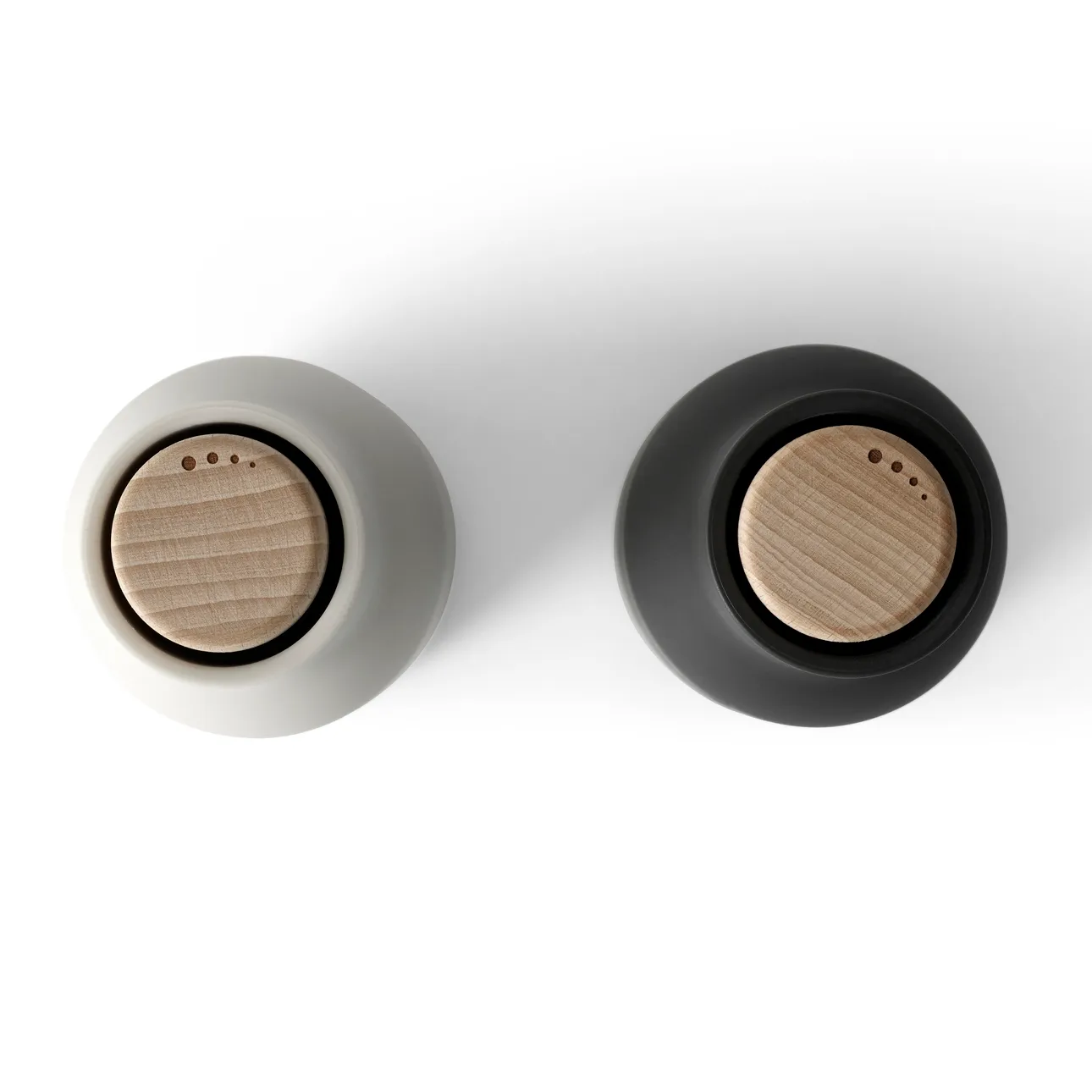 Bottle Grinder kryddkvarn 2-pack, Ash-carbonbok Audo Copenhagen