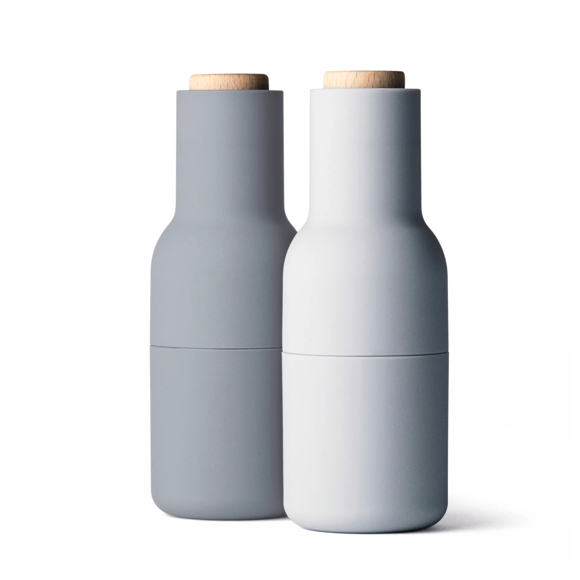 Bottle grinder kryddkvarn 2-pack special edition, concrete-feather (trälock) Audo Copenhagen