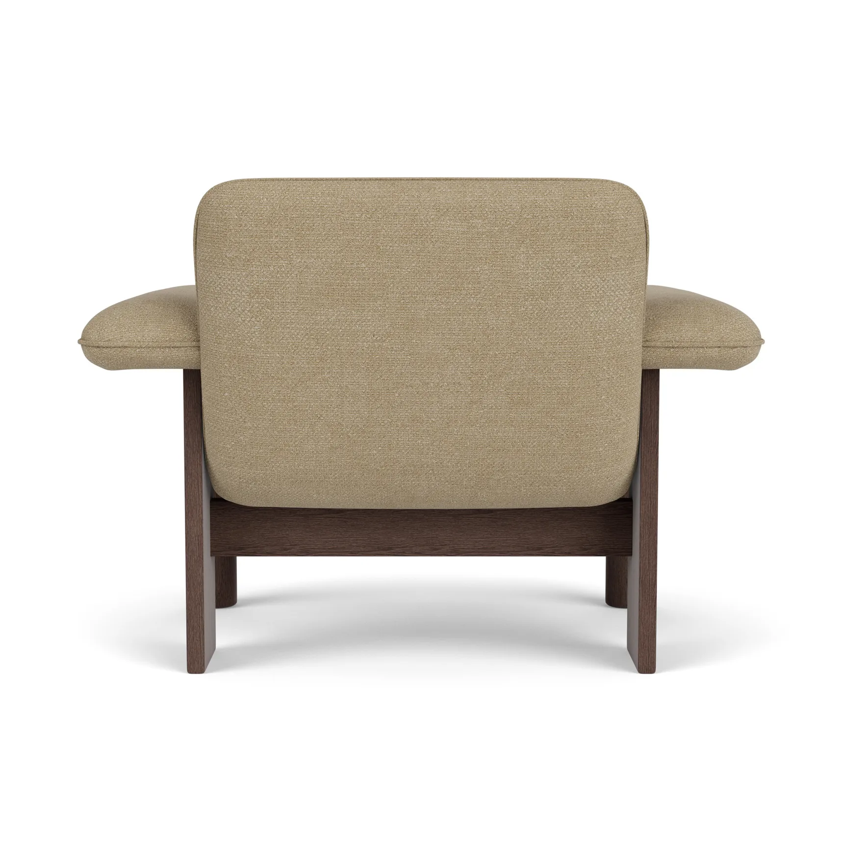 Brasilia fåtölj low back, Dark oak-Audo Bouclé 02 Audo Copenhagen