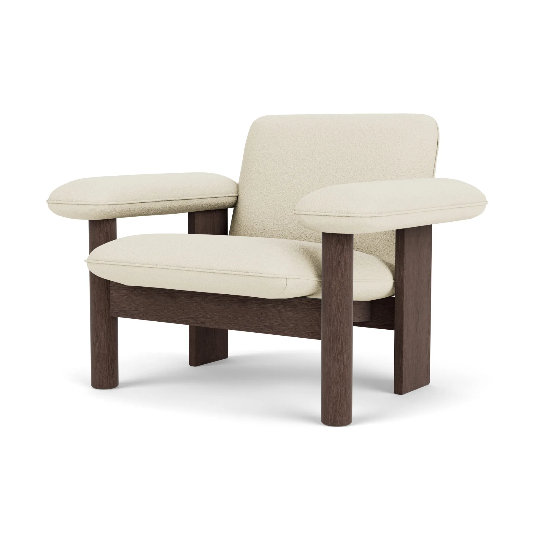 Brasilia fåtölj low back, Dark oak-Baru 0200 Audo Copenhagen