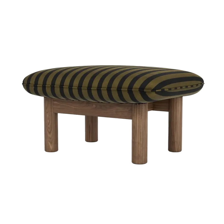Brasilia fotpall - Walnut-Cabanon Soft FCL7029-04 - Audo Copenhagen