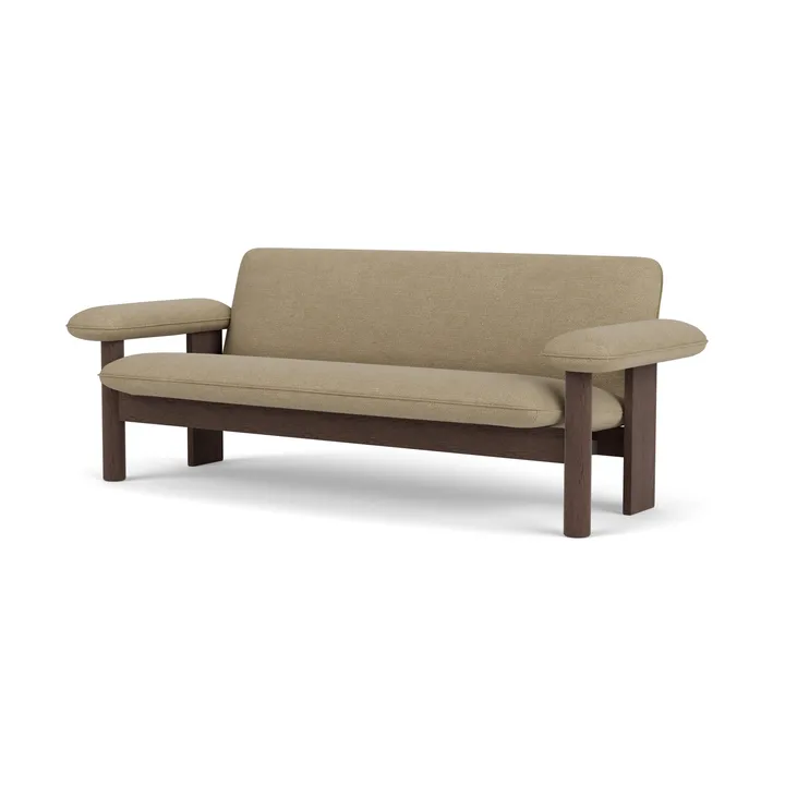 Brasilia soffa 2-sits - Dark oak-Audo Bouclé 02 - Audo Copenhagen