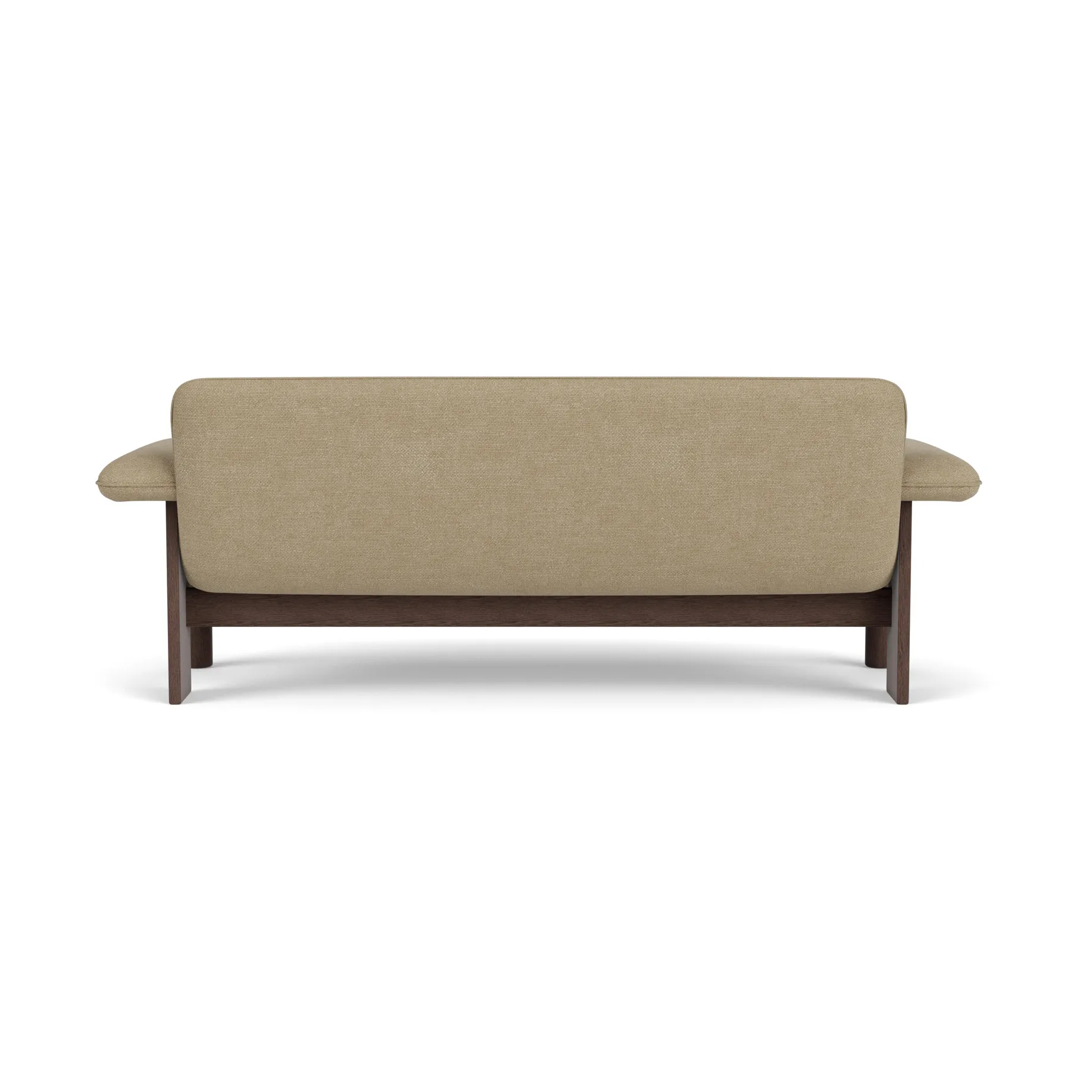 Brasilia soffa 2-sits, Dark oak-Audo Bouclé 02 Audo Copenhagen
