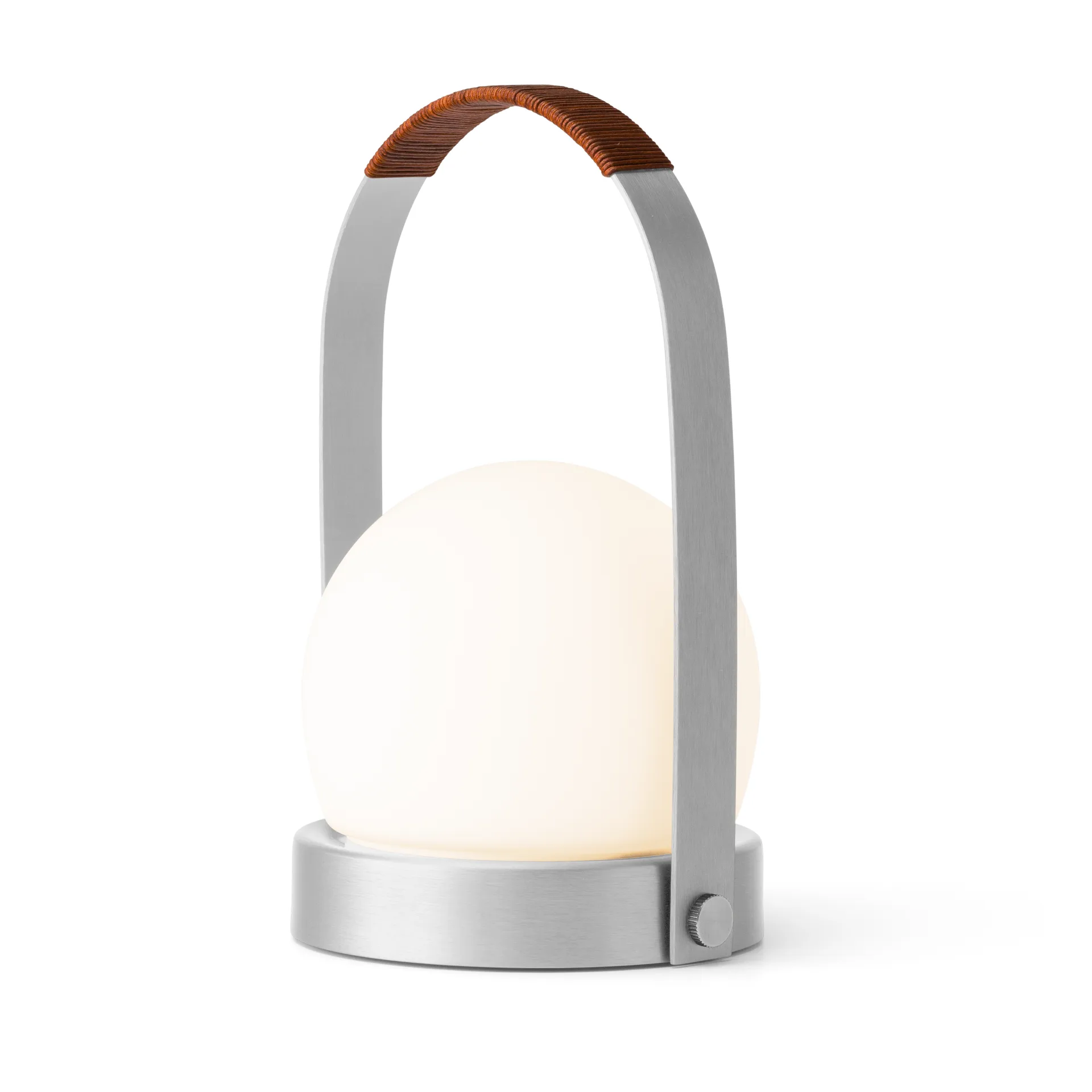 Carrie portabel bordslampa, Borstad aluminium Audo Copenhagen