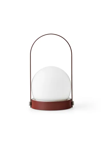 Carrie portabel bordslampa - Burned red - Audo Copenhagen