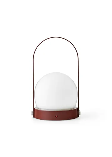 Carrie portabel bordslampa - Burned red - Audo Copenhagen