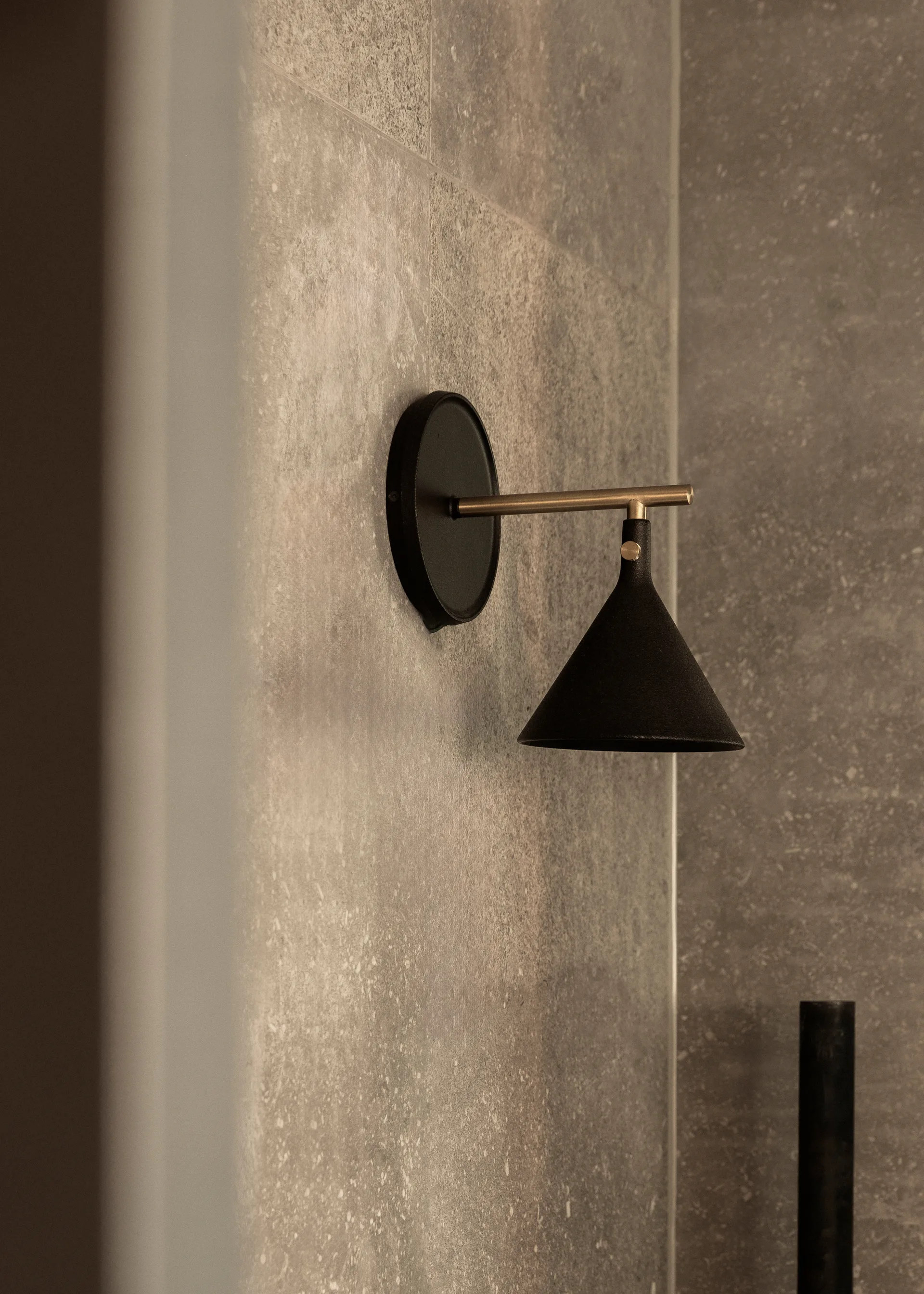 Cast Sconce vägglampa diffuser fast installation, Black Audo Copenhagen