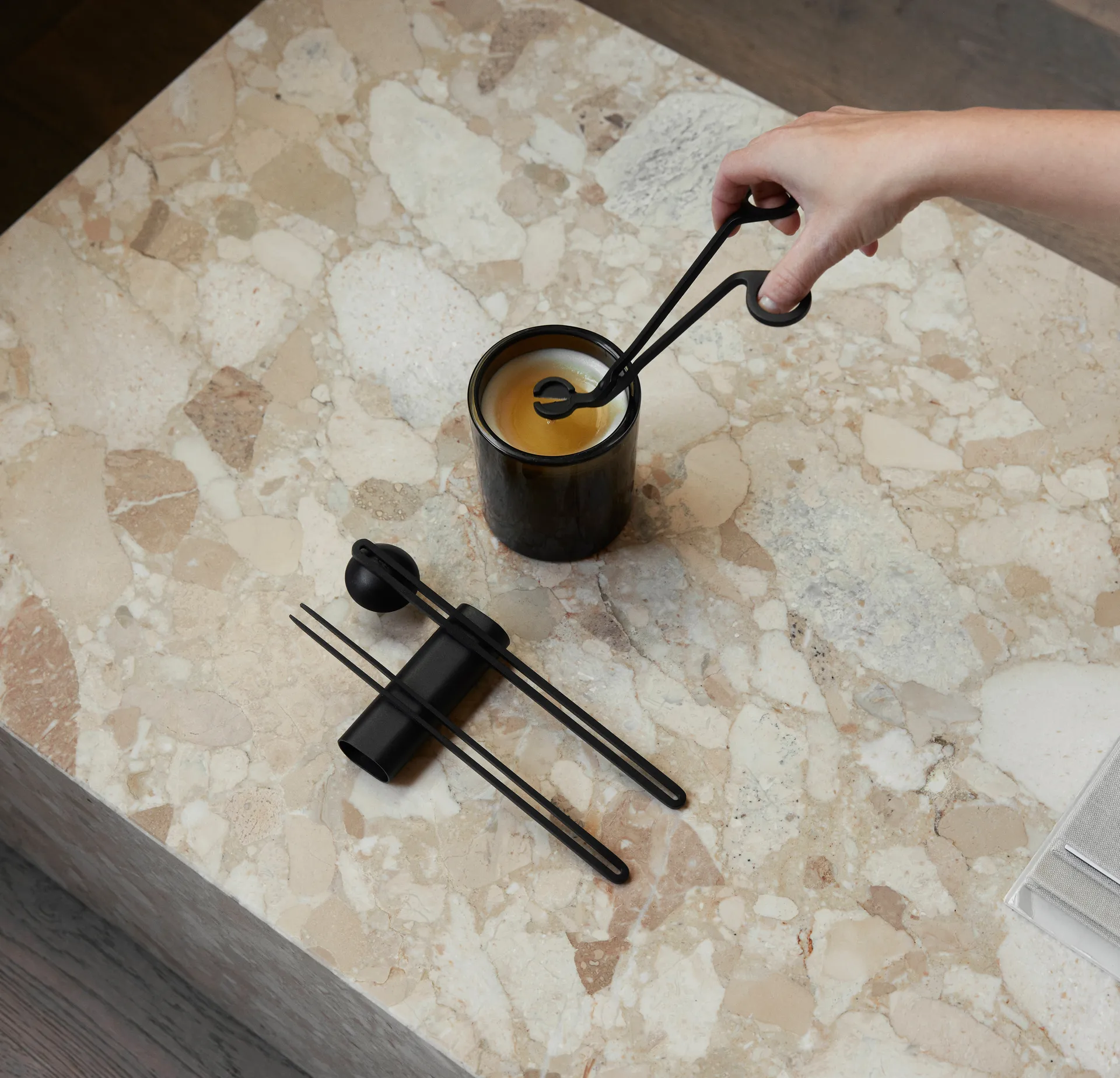 Clip care kit ljus 4 delar, Svart Audo Copenhagen