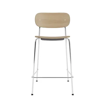 Co Bar Chair barstol - Ek-kromat stål, 65 cm - Audo Copenhagen