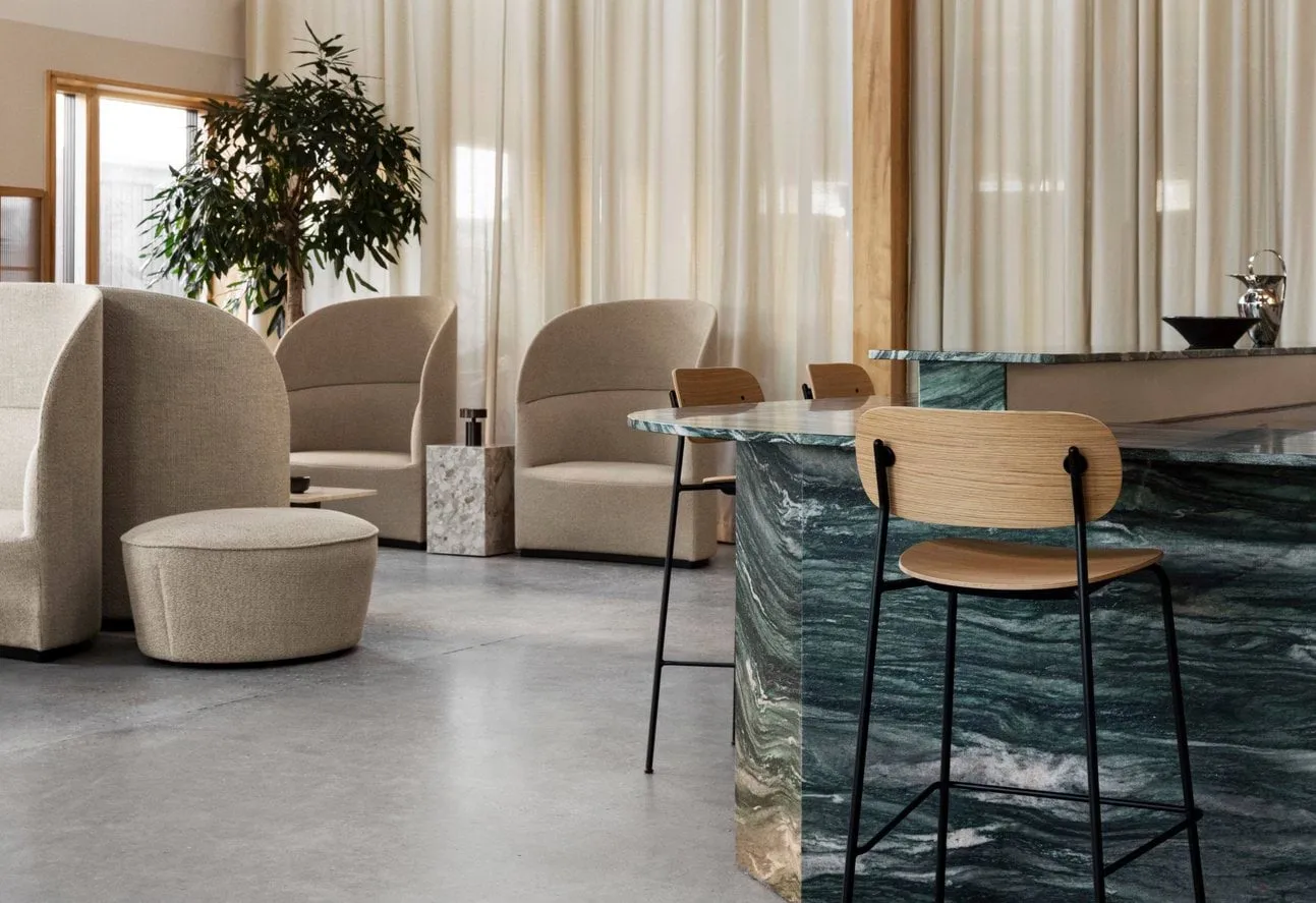 Co Bar Chair barstol, Ek-kromat stål, 65 cm Audo Copenhagen