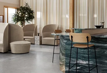 Co Bar Chair barstol - Ek-kromat stål, 65 cm - Audo Copenhagen