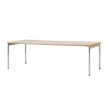 Co Table konferensbord 240x100cm - Chrome-laminate creme - Audo Copenhagen