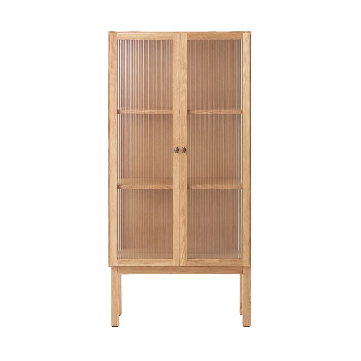 Curiosity skåp med glasdörr 143 cm, Oak Audo Copenhagen