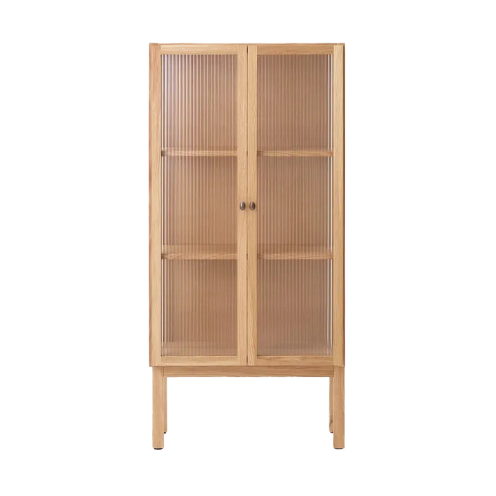 Curiosity skåp med glasdörr 143 cm - Oak - Audo Copenhagen