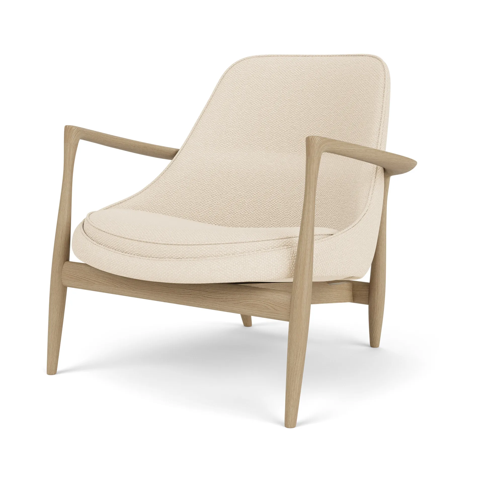 Elizabeth loungefåtölj, Natural oak-Logan Jasmine Audo Copenhagen