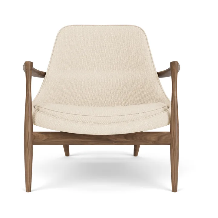 Elizabeth loungefåtölj - Walnut-Logan Jasmine - Audo Copenhagen
